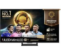 65" HISENSE U7Q PRO Mini LED 4K 165Hz Smart AI TV with Freely - 65U7QTUK PRO, Silver/Grey,Black