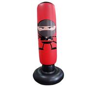 65 Inch Stand Kids Punching Bag Toy - Inflatable Durable Boxing for Children Fun Training Manual Exercise Punch Martial Arts Equipment | Foster Resilience, Boosts Confidence, Safe Soft Active Play and