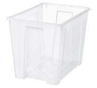 65 L SAMLA Storage Box Transparent Basket Plastic 56x39x42 cm