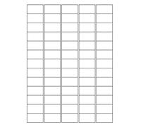 65 Labels per A4 Sheet | 100 Sheets,6500 Labels Total | Self Adhesive mini Address Mailing Printer Labels | Compatible with Inkjet and Laser Printers - Printable Sticky Sheet Labels