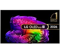 65" LG G6 OLED AI 4K HDR Smart TV 2026 (Wall Mount Version) - OLED65G64LW, Silver/Grey