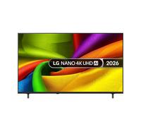 LG 65NU850B6LA Nano UHD AI NU85 4K Smart TV, α7 Processor Gen9, 60Hz, HDR10, Filmmaker Mode™, Google Cast, Apple AirPlay 2, Model Year 2026