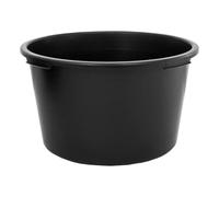 65 Litre Heavy Duty Multi Tub Bucket - 58 x 58 x 35 cm Round Black Utility Container for Agriculture, Gardening, Equestrian, Construction, Livestock, Water Storage & Small Ponds - Easy to Clean