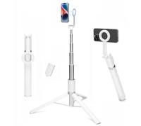 65" Magnetic Tripod for iPhone with Remote, Magnetic Cell Phone Tripod, Selfie Stick Tripod with 270° Top & Bottom Shot, Compatible with iPhone & Android for TikTok/Vlog/Video Recording