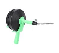 65 Manganese Steel Pipe Drain Clog Remover, Handheld Drain Cleaner with 2 to 3 Bends Manual and Electric Drill Modes for Hair, Cloth Strips, Ropes, Plastic Bags, Suitable for 1/2