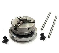 65 mm 3 Jaws self Centering chuck M14 x 1 Unimat Thread-Lathe with Back Plate & T-nuts for Rotary Table Milling and Engineering Tools