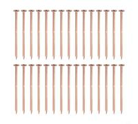 65 mm and 75 mm Copper Tree Stump Killer Nails for Root Removal - Pure Copper Stump Removal Spikes, Non-Disturbing Tree Killing Hardware, 20-50 PCS Pack(B)