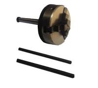65 mm Mini Lathe Chuck with MT-2 Shank Supplied With MT-2 Shanks & 2 KEYS