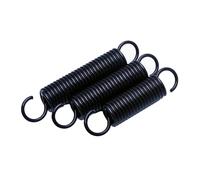 65 Mn Spring Steel Open Hook Spring, 1.2 mm x 10 mm x 40 mm Black Tension Spring, 10 Pcs(1.2 mm x 10 mm x 35 mm)