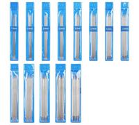 65 Pcs Double Pointed Knitting Needles Set - 15cm Double Pointed & Double Ended - 1.5 to 5mm(13 Style), Metal Straight Double Pointed Needles Set for Knitting Sock, Beginner and Small Projects