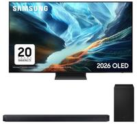 65" Samsung S90H OLED Glare Free 4K Vision AI Smart TV 2026 & HW-Q600H/XU 3.1.2 Wireless Sound Bar with Dolby Atmos Bundle, Black