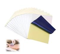 65 Sheets Tattoo Transfer Paper Tattoo Stencil Paper 4 Layers A4 Thermal Stencil for Beginners & Pros Clear Reusable for Tattooing Transfer Kit Supplies Carbon Tracing Sheets