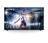 65" SONY BRAVIA 8 OLED 4K HDR AI Smart TV - K65XR80U, Silver/Grey