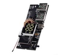 65 W Power Bank Module with Bi-Directional Fast Charging, PD 3.0/QC 3.0, 4 Ports (2 x USB-C, 2 x USB-A), Digital Display, Protective Circuit, for DIY Power Bank, 72 x 27 mm (3S 65W)