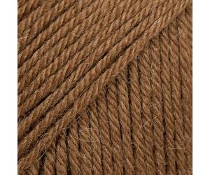 65% Wool and 35% Alpaca Yarn for Knitting and Crocheting, 3 or Light, Worsted, DK Weight, Drops Lima, 1.8 oz 109 Yards per Ball (9026 Chestnut)