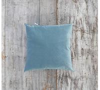 65 x 65cm (25.5 x 25.5”) Water Resistant Bright Outdoor Garden Floor/Chair Cushions with Suede Covers Generously Filled with Hollowfibre Offcut Fillings - Aqua