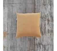 65 x 65cm (25.5 x 25.5”) Water Resistant Bright Outdoor Garden Floor/Chair Cushions with Suede Covers Generously Filled with Hollowfibre Offcut Fillings - Sand Yellow