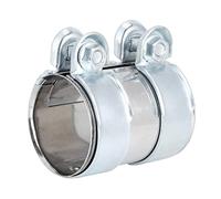 65 X 90mm Exhaust Pipe Clamp Connector Coupler, Steel Turbo Exhaust Band Clamp for S-eat L-eon
