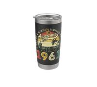 65 Year Old Awesome Since October 1961 65th Birthday Men Dad Stainless Steel Insulated Tumbler