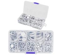 650 Pcs Black Wiggle Googly Eyes with Self-Adhesive,4mm to 18mm Mixed Packaging