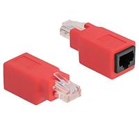 65025 Adapter Cat 5e RJ45 socket, RJ45 plug DELOCK