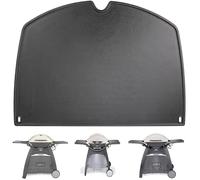 6506, 45.3 x 31.6 cm Cast Iron Cooking Griddle Plate for Weber Q300, Q320, Q3000, Q3100, Q3200 Series Gas Grills, Weber Q 300/3000 Series Griddle Plate, Weber Gas Grills Accessories