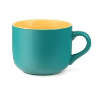 650ML/22OZ Large Ceramic Coffee Mug, Big Tea Cup for Office and Home, Dishwasher and Microwave Safe (Mint Green)
