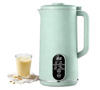 650ML Automatic Soy Milk Maker with 12-Hour Timer & Keep Warm, Self-Cleaning, 500W Multifunctional Plant Based Milk Maker for Almonds, Oats, Soybeans, Fruits White green