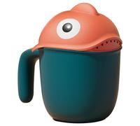650ml Baby Bath Rinse Cup Cute Fish Design PP Baby Rinse Cup with Handle for Easy Bath Time