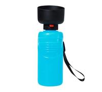 650ml Dog Water Bottle - Squeeze Leak-Proof Design, Foldable Bowl | Travel Pet Hydration, Portable Dog Hiking Accessories | Great for Camping, Park Visits, Long Road Trips with Pets
