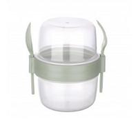 650Ml Muesli Container Reusable Yogurt Pot Oatmeal Jar - Random Colour