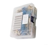 650pcs 2W Metal Film Resistors 1Ω to 3MΩ ±1% | Metal Film Construction, ±1% Tolerance, 130 Values From 1Ω To 3MΩ, 2W Power Rating, for ideal For Electronics Projects