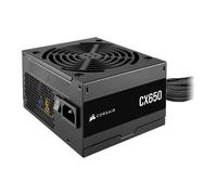 650W Corsair CX650, Fully Wired, 80PLUS Bronze, Single Rail, 52A, 120mm Fan, ATX