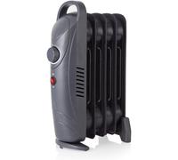 Warmlite WL43002YDT 650W 5 Fin Oil Filled Radiator with Adjustable Thermostat and Overheat Protection, Dark Titanium