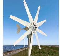 650W Wind Turbine Generator Kit with MPPT Controller, 2m/s Start Wind Speed, Ideal for Home, Farm, RVs, Boats, 48V Renewable Energy Solution