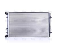 NISSENS Engine radiator 652011 Aluminium 650 416 23 with gaskets/seals without expansion tank Mechanically jointed cooling fins