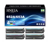 652A / 653A Toner Cartridge for HP M680dn M680f M680z Printer | High Yield CF320A CF321A CF322A CF323A Toner Cartridges Replacement,4 Colors-1 Pack