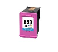 653XL Ink Cartridge Replacement Compatible With 653 653 XL Printer Models Works With DeskJet Ink Advantage 1275 2375 2775 6075 6475(1pcs color)