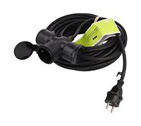 65439 extension cable 3G 1.5mm² 25m rubber black number of sockets: 3 GOOBAY