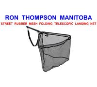 65470 RON THOMPSON MANITOBA STREET FISHING RUBBER MESH TELESCOPIC LANDING NET