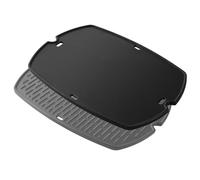 6559 Griddle Replacement Parts for Weber Q2200 Q2000 Q200 Q2400 Q220 Q240 Cast Iron Full Size Griddle Reversible Flat Top Grill Griddle Insert Plate Weber Q 200/2000 Series 396000 566002 Grill Parts