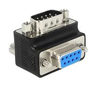 65593 Adapter D-Sub 9-pin female, D-Sub 9-pin male black DELOCK