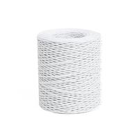656 Feet Floral Wire, 2mm Bind Wrap Twine, Paper Covered Rustic Vine for Arrangements, Flower Crowns, Grapevine Wreath Making, Wedding Decorating, DIY Projects (White)
