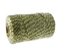 656ft Electric Security Wire High Conductivity 6 Cores Design Corrosions Resistant Yellow Black Striped Farm Barrier Resistant Farm Fencing