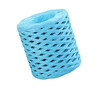 656ft Raffia Paper Ribbon Embellishments for Gift Wrapping Weaving Wedding, Blue, 200m