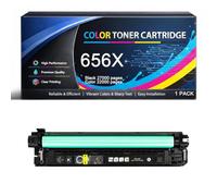 656X Toner Cartridge Compatible for HP CF460X CF461X CF462X CF463X High Yield for Color LaserJet EnterPrise M652n M652dn M653dn M653x M653dh Printers