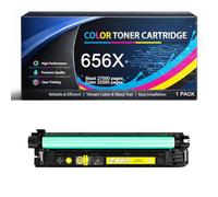 656X Toner Cartridge Compatible for HP CF460X CF461X CF462X CF463X High Yield for Color LaserJet EnterPrise M652n M652dn M653dn M653x M653dh Printers