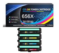 656X Toner Cartridge Compatible for HP CF460X CF461X CF462X CF463X High Yield for Color LaserJet EnterPrise M652n M652dn M653dn M653x M653dh Printers