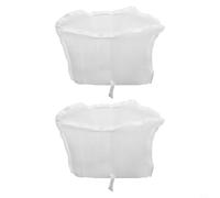 6570-398 Filter Net Bag for J-300/J-400/J-500 Series Hot Tubs (2-Pack), White Nylon Skimmer Debris Bag with 11 Clip Holes, Compatible with 2