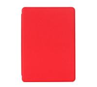 658 E-book Reader Cover Waterproof Protective Case Red | PC and Microfiber Leather, Fold-over Design, Portable Collision Protection, Fits 658 E-reader